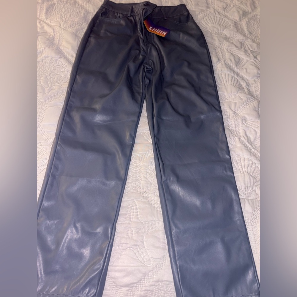 SHEIN Blue Flare Pants
